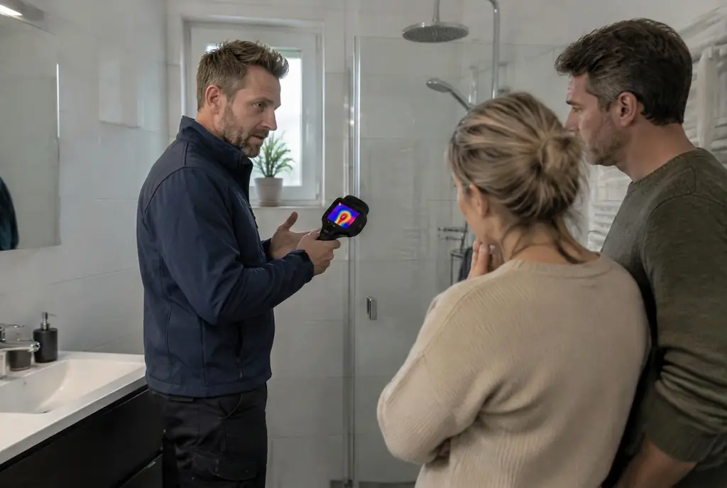 Lekdetectie Beekbergen – specialist legt bevindingen uit aan bewoner